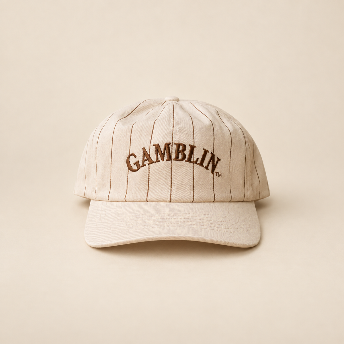 The Pinstripe Gambler Cap