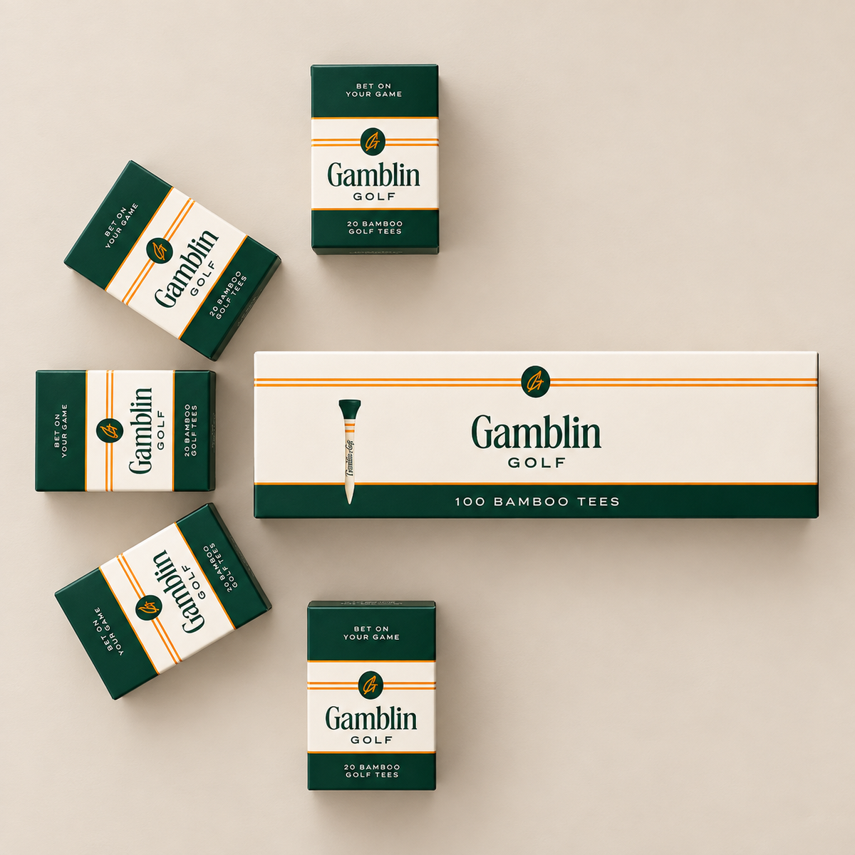 The Gentleman’s Tee Carton - 100 Bamboo Tees