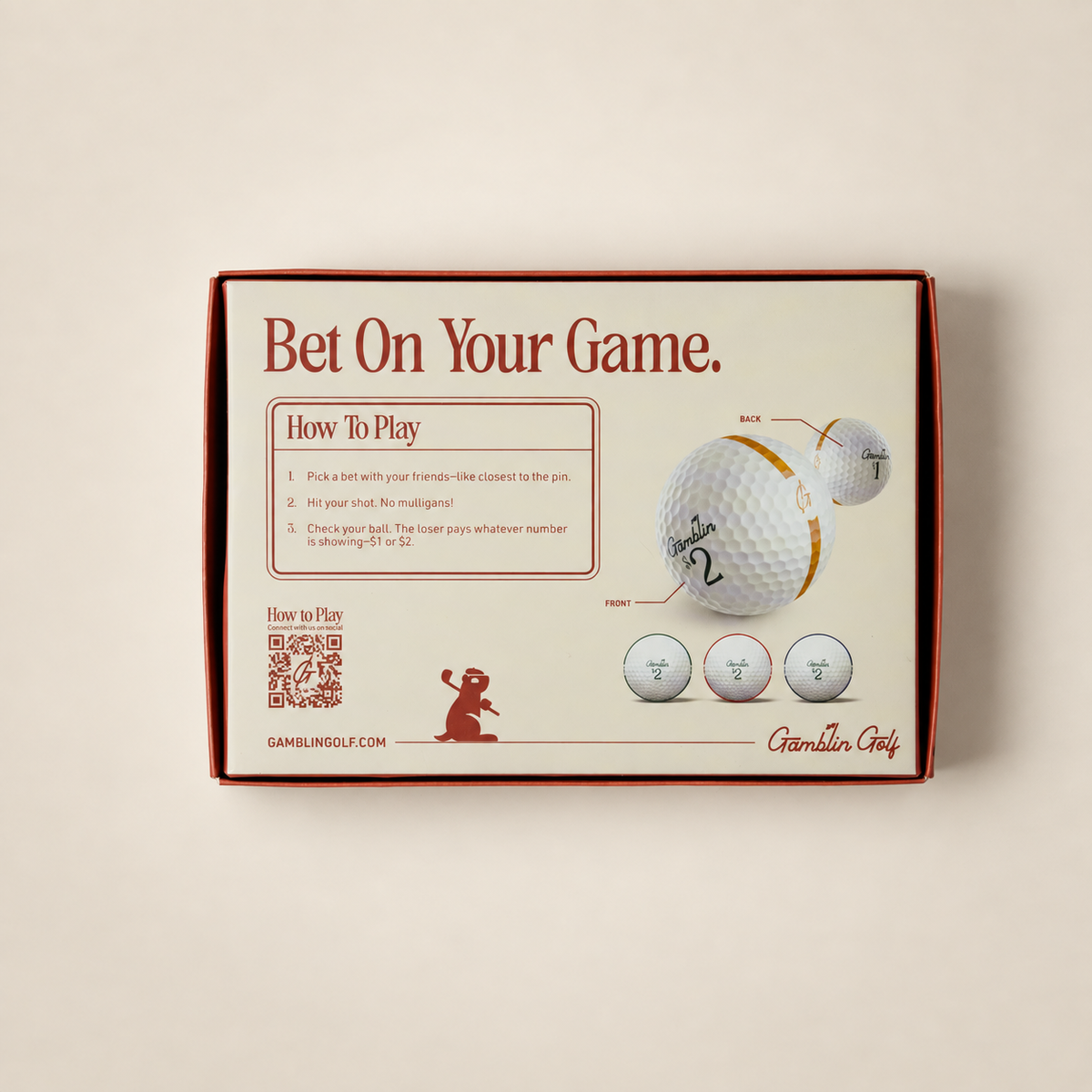 Womens Gamblin' Golf - Pack of 12 Balls