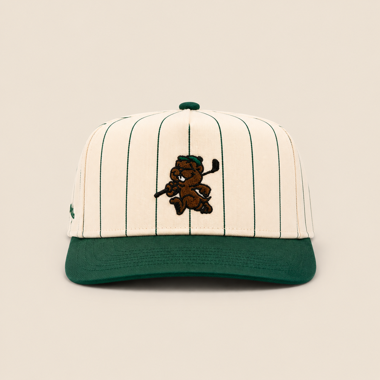 The Pinstripe Gopher Cap