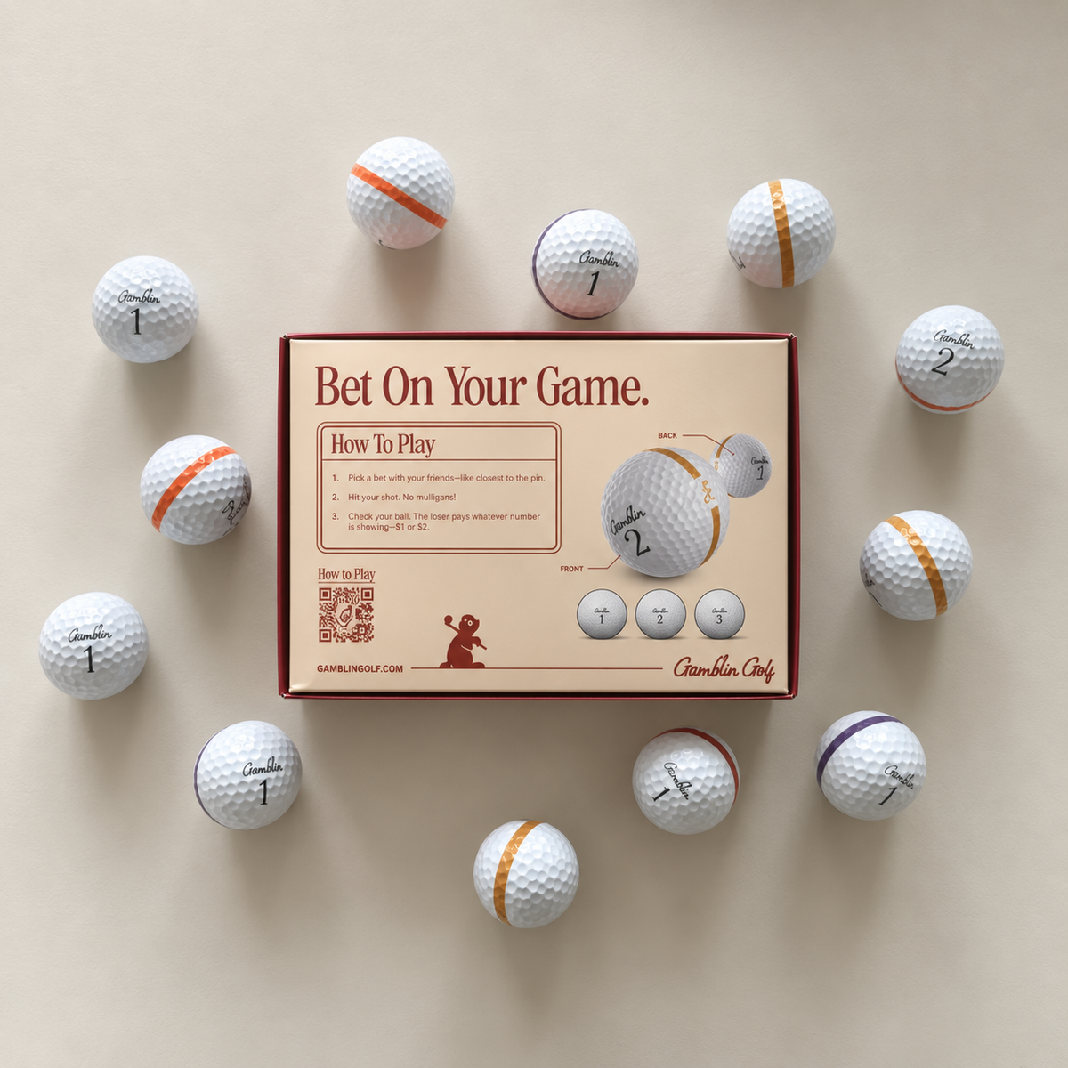 Womens Gamblin' Golf - Pack of 12 Balls