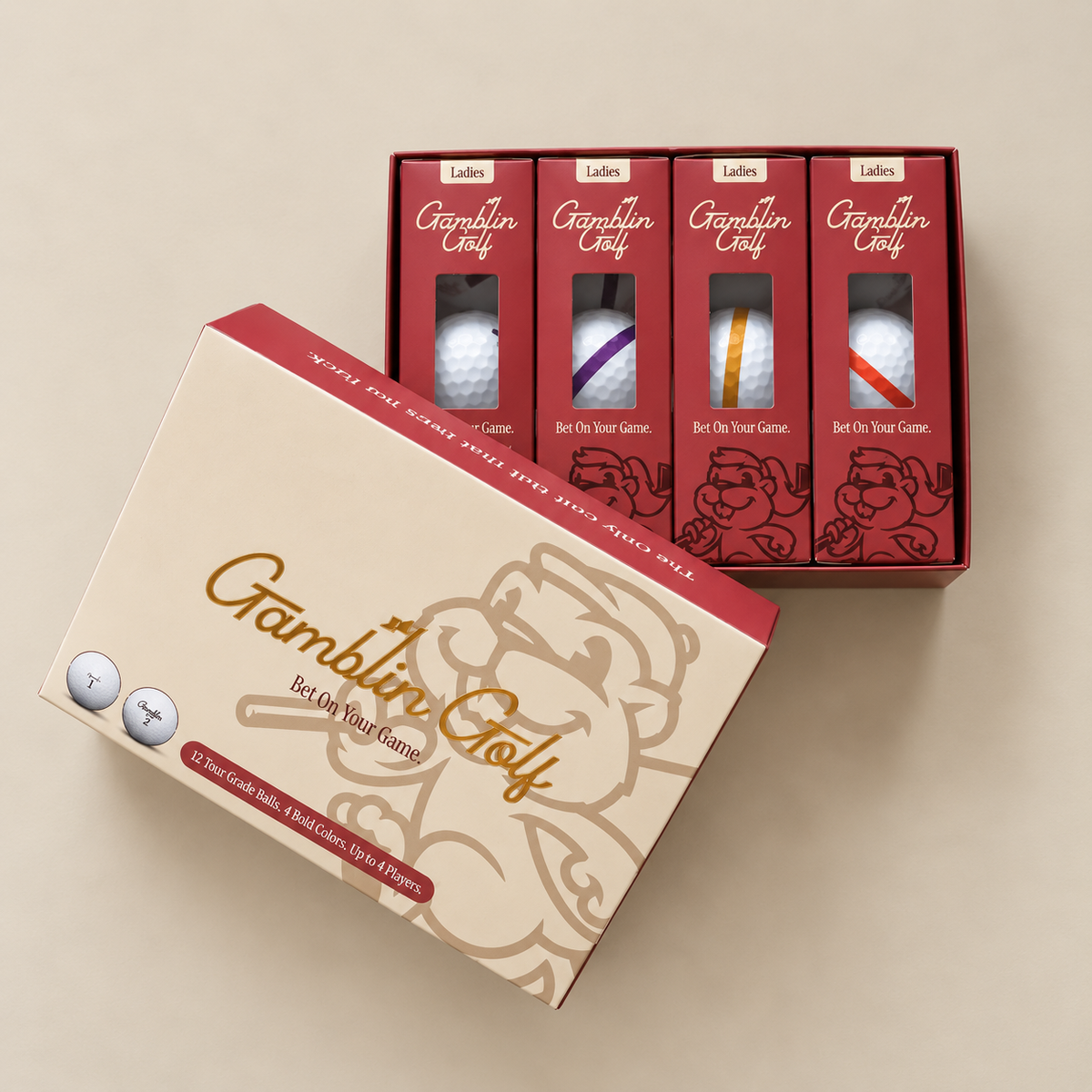 Womens Gamblin' Golf - Pack of 12 Balls