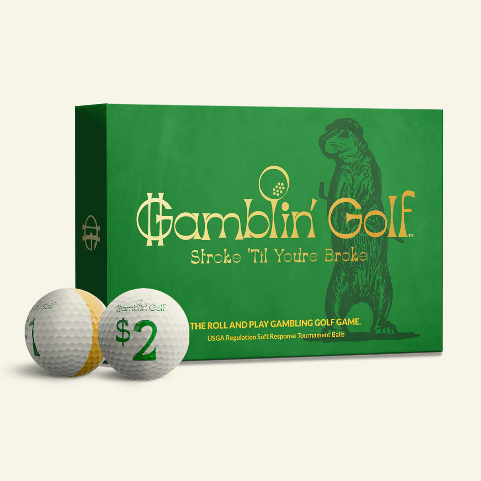 Vintage Gamblin' Golf Balls (12 Pack)