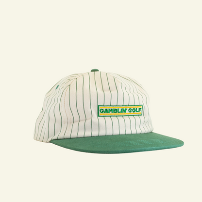 The Origins Pin-Stripe Snapback Natural/Green