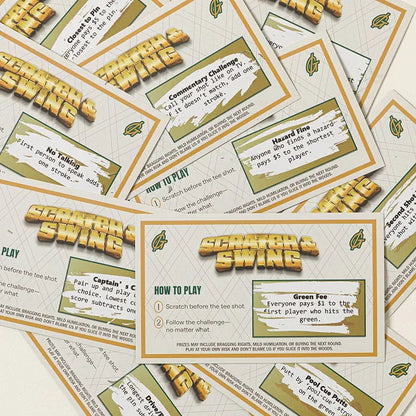 Scratch Gold Game Scratch & Swing™ Scratch Off Golf Game (3 PACK) – Gamblin' Golf