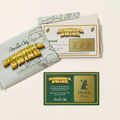 Scratch Gold Game Scratch & Swing™ Scratch Off Golf Game (3 PACK) – Gamblin' Golf