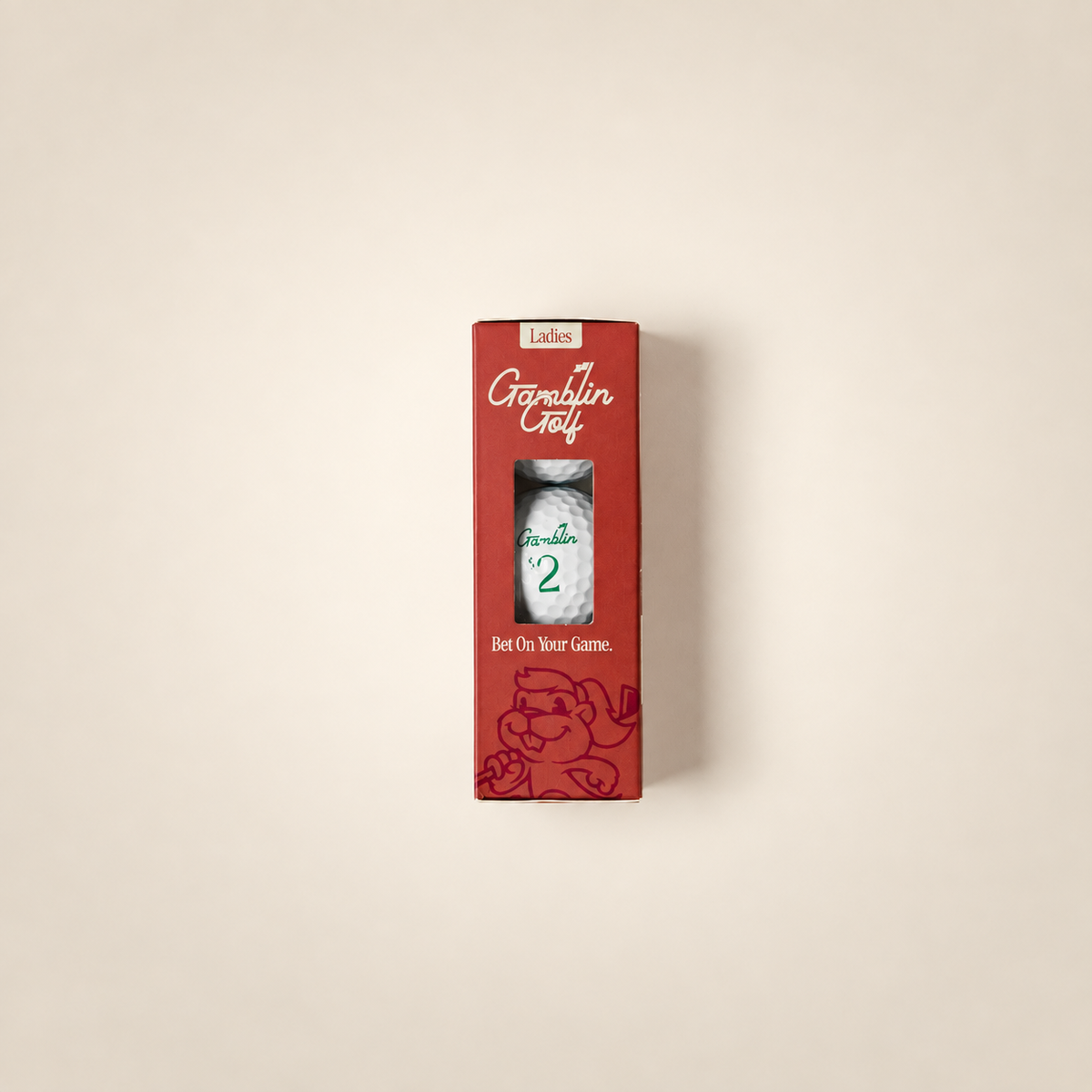Women's Gamblin' Golf - Single Sleeve 3 Balls