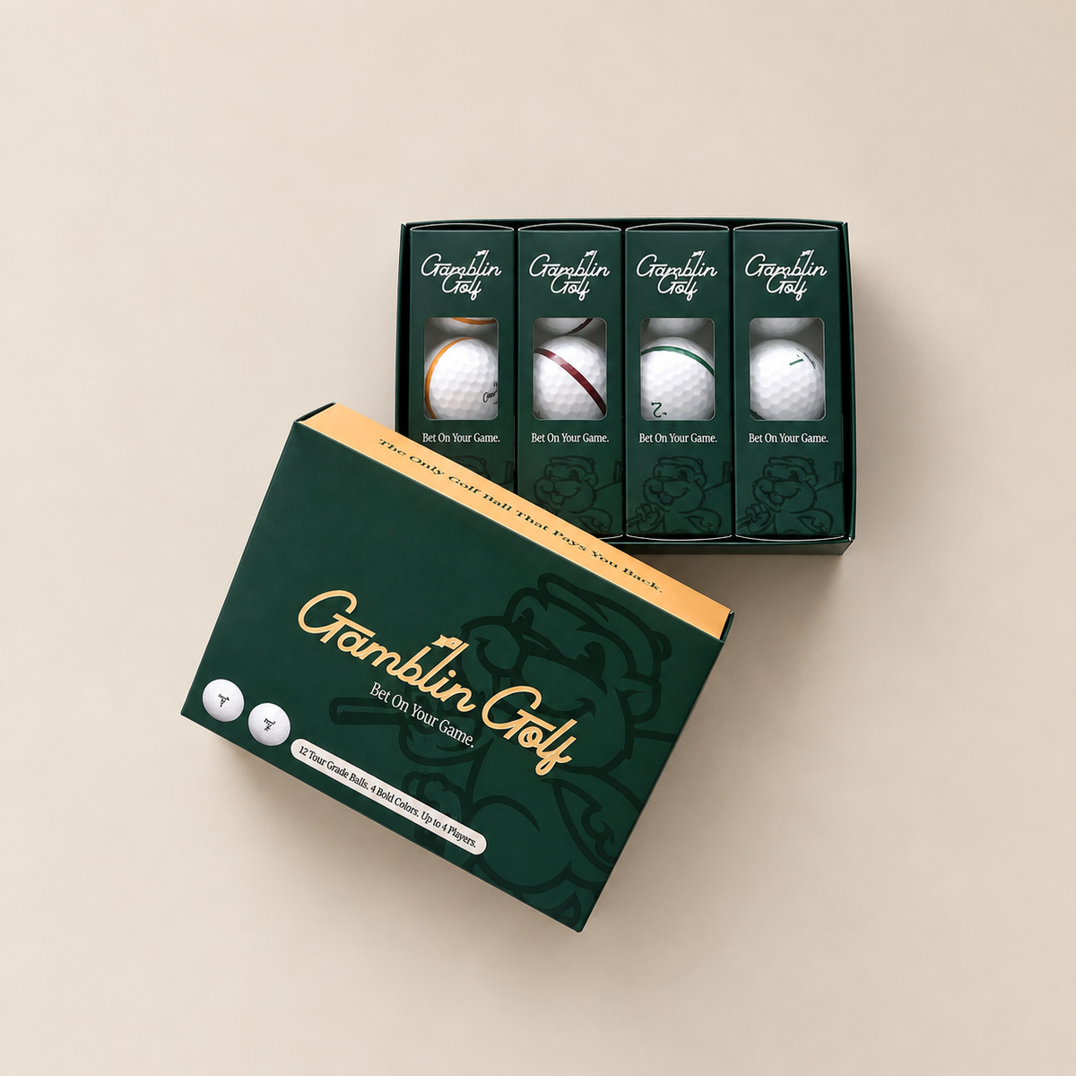 Gamblin' Golf - Pack of 12 Balls