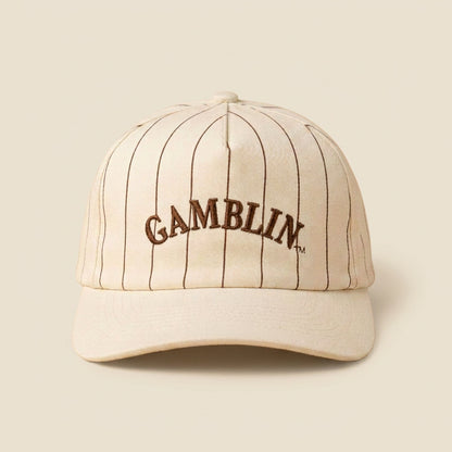 The Pinstripe Gambler Cap