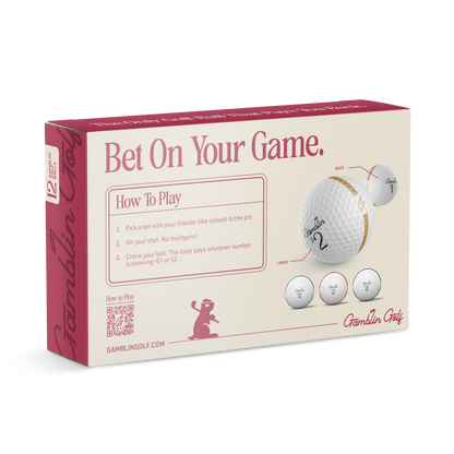Womens Gamblin' Golf - Pack of 12 Balls