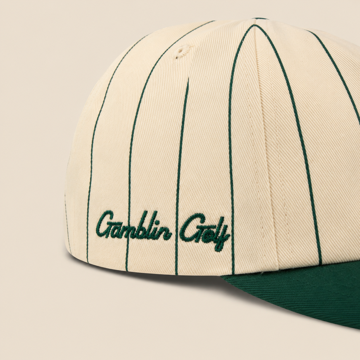 The Pinstripe Gopher Cap