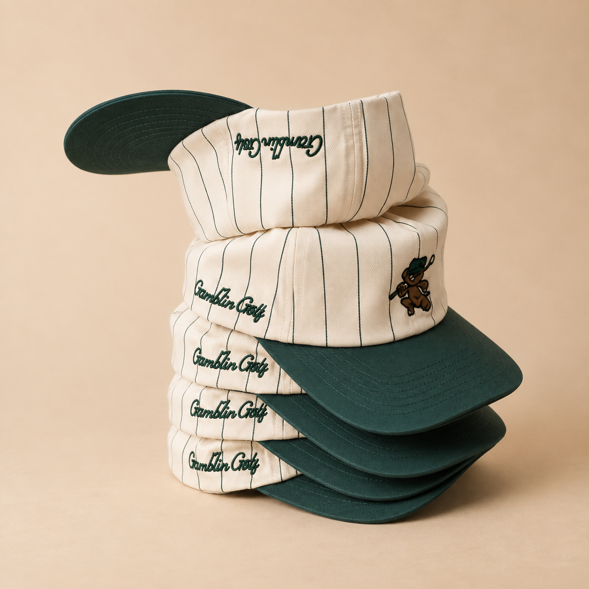 The Pinstripe Gopher Cap
