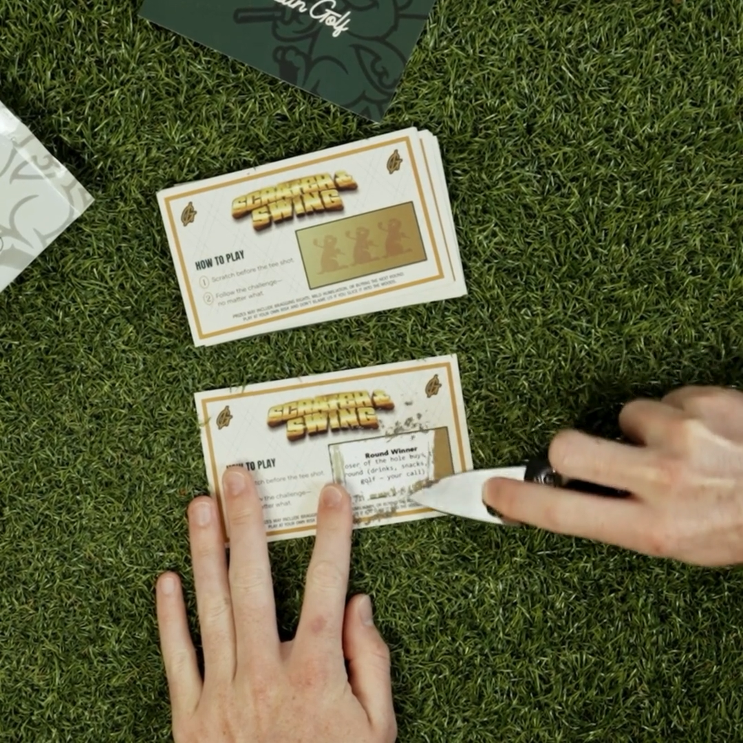 Scratch & Swing™ Scratch Off Golf Game